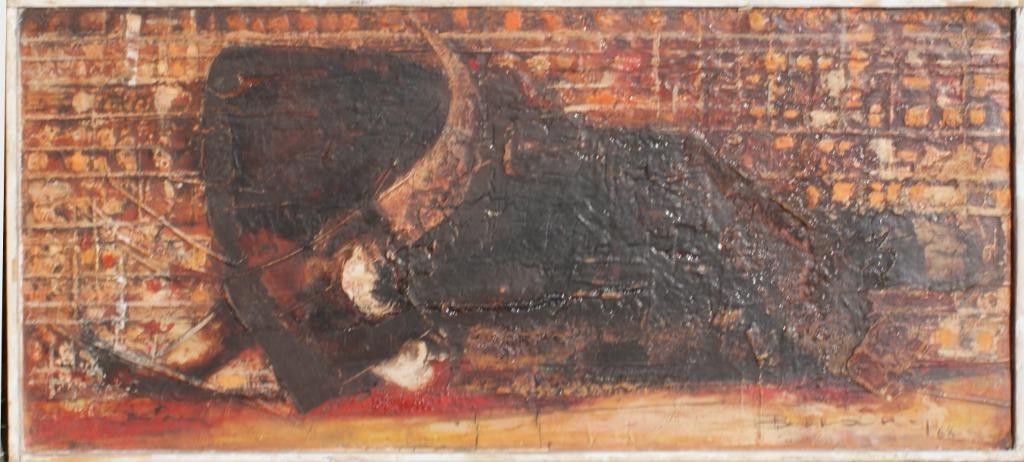 Rose Allary (F): Stier (92 x 42 cm), Envoi