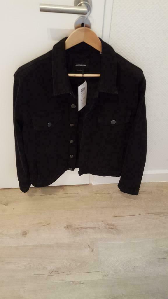 Denim Jacket heren zwart XL (Jack and Jones) nieuw, Ophalen, Zwart, Nieuw, Overige maten