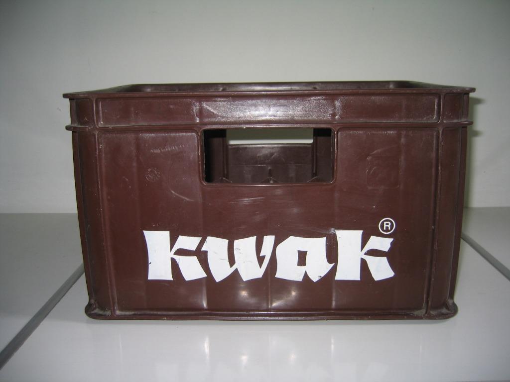 OUDE  BIERBAK  KWAK  -  Leeg, Verzamelen, Ophalen, Gebruikt, Overige typen, Overige merken