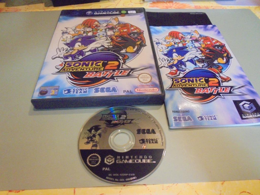 Nintendo Gamecube Sonic Adventure 2 Battle (CIB), 2 spelers, Ophalen of Verzenden, Gebruikt, Vanaf 3 jaar