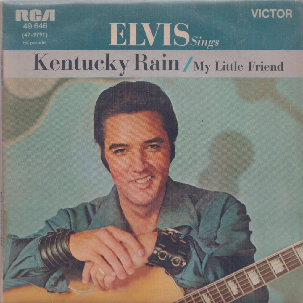 Elvis Presley – Kentucky rain / My little friend - Single, Ophalen of Verzenden, Gebruikt, Pop