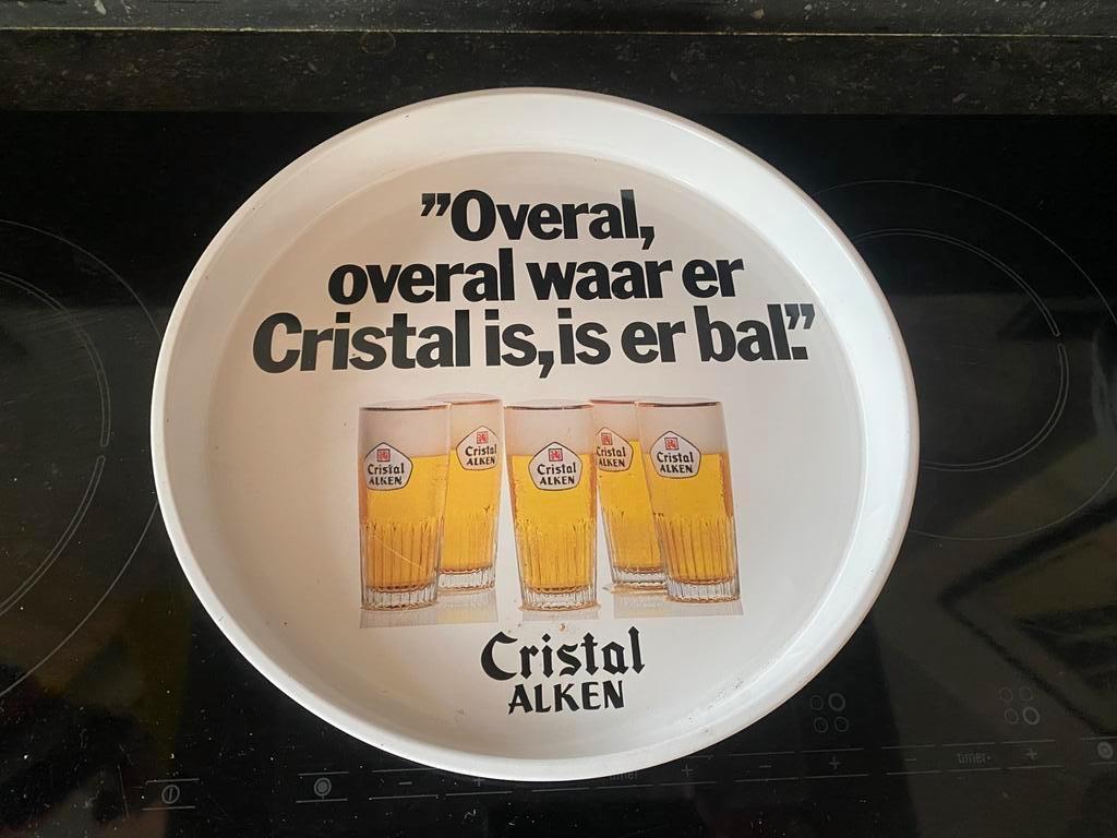 CRISTAL ALKEN plateau/dienblad, Verzamelen, Ophalen of Verzenden, Gebruikt, Overige typen, Overige merken