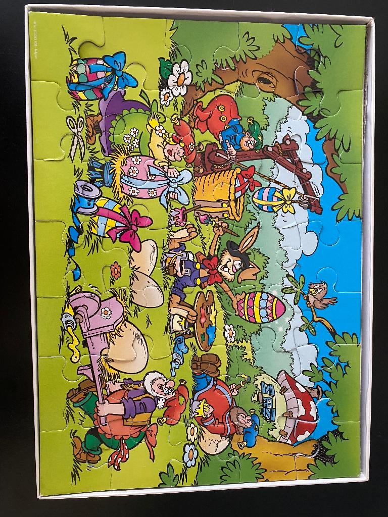 kabouter plop puzzel, Ophalen, 10 tot 50 stukjes, Gebruikt, 4 tot 6 jaar