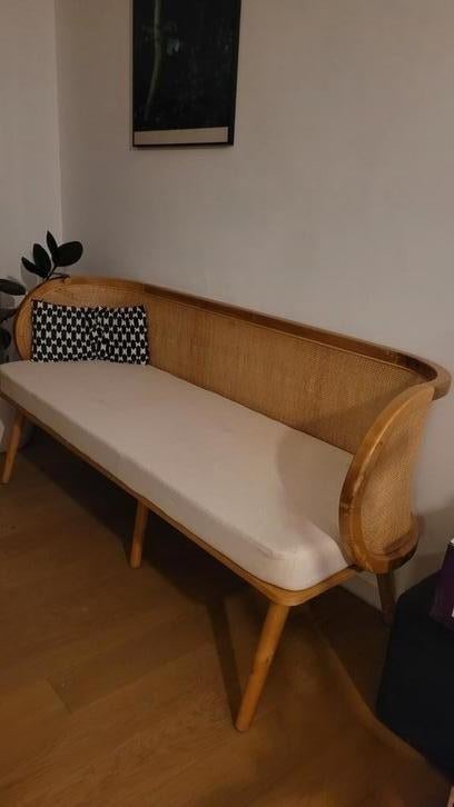 Rotan zetel stoel lounge bank, Huis en Inrichting, Ophalen, Nieuw