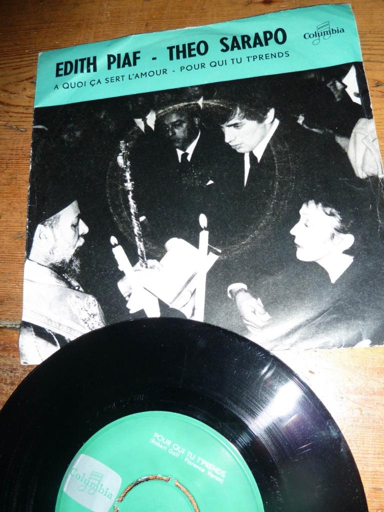 EDITH PIAF THEO SARAPO a quoi ca NEDERLANDSE 1962, Envoi