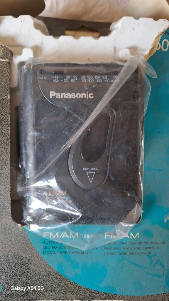 Panasonic RQ-V60 | État Neuf (NOS) | Sorti de stock ancien, Ophalen, Walkman