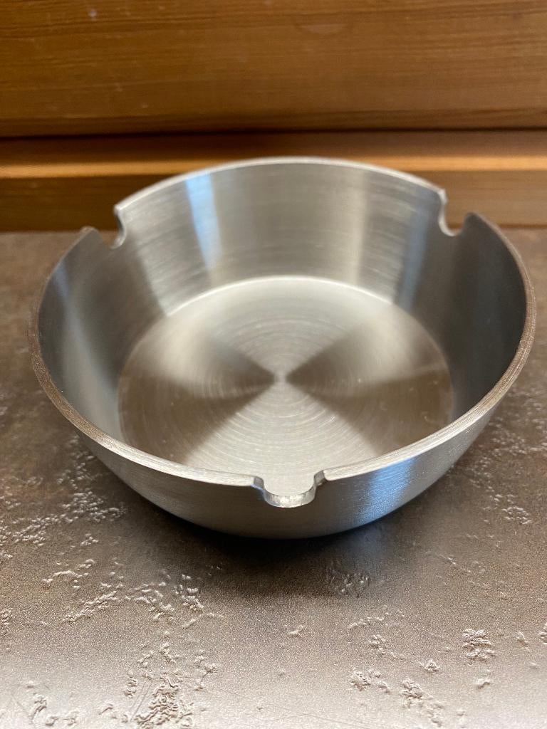 Asbak geborsteld inox, Ophalen, Nieuw