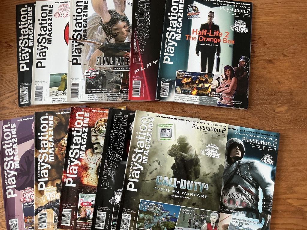 Officieel PlayStation magazine jaar 2007, Ophalen, Gelezen, Overige typen