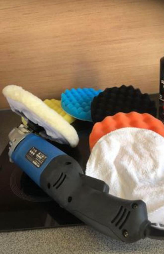 Kit de machine à polir professionnelle avec ou sans tampons, Enlèvement ou Envoi