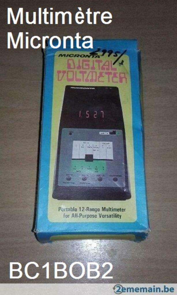 Vintage multimètre Micronta n° 22-199, 1979, Ophalen of Verzenden