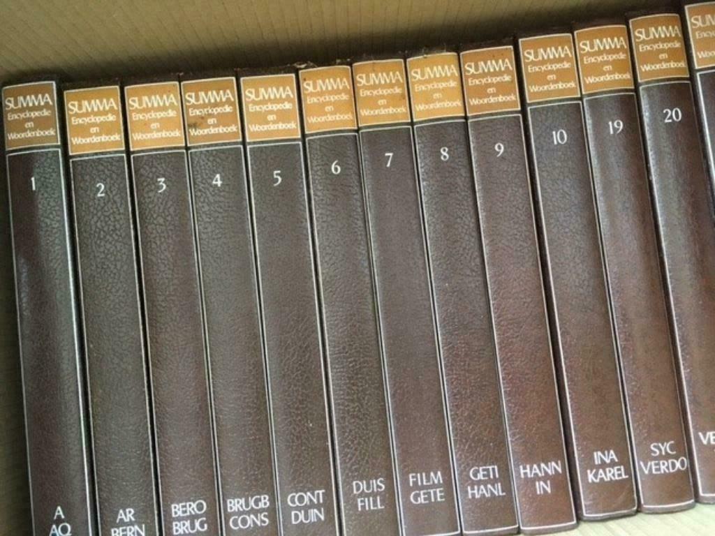 SUMMA encyclopedie, Boeken, Complete serie, Ophalen of Verzenden, Zo goed als nieuw, Algemeen