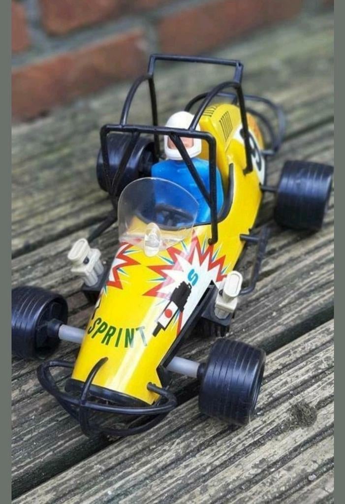 Blikken Vintage Car F1, Ophalen of Verzenden, Zo goed als nieuw