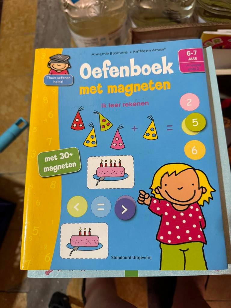 Oefenboek / oefenmateriaal 1ste leerjaar en 3de kleuterklas, Boeken, Ophalen, Zo goed als nieuw