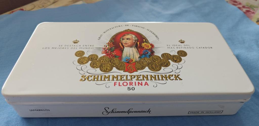 sigarenblik Schimmelpenninck Florina 50, Verzamelen, Ophalen of Verzenden, Zo goed als nieuw, Tabaksdoos of Verpakking