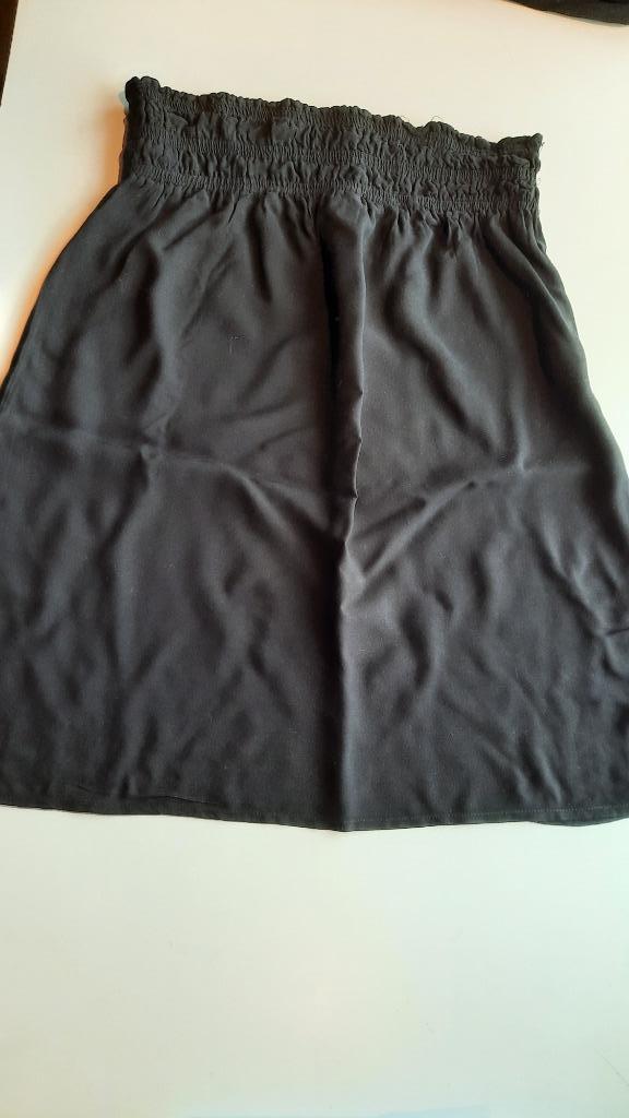 zwarte rok met elastiek bovenaan, maat 34, Kleding | Dames, Biaggini, Zwart, Ophalen of Verzenden, Zo goed als nieuw