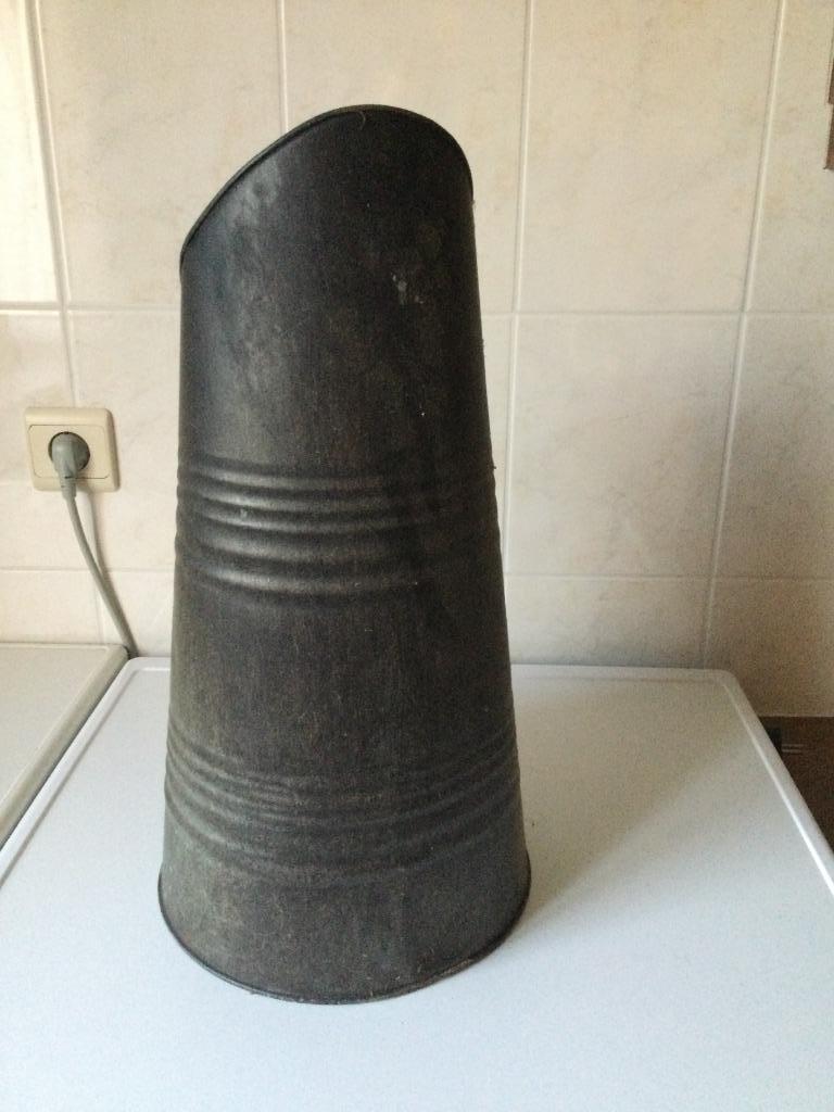 Zinken kolenkit (gegalvaniseerd) / pelletkit, Antiek en Kunst, Ophalen of Verzenden