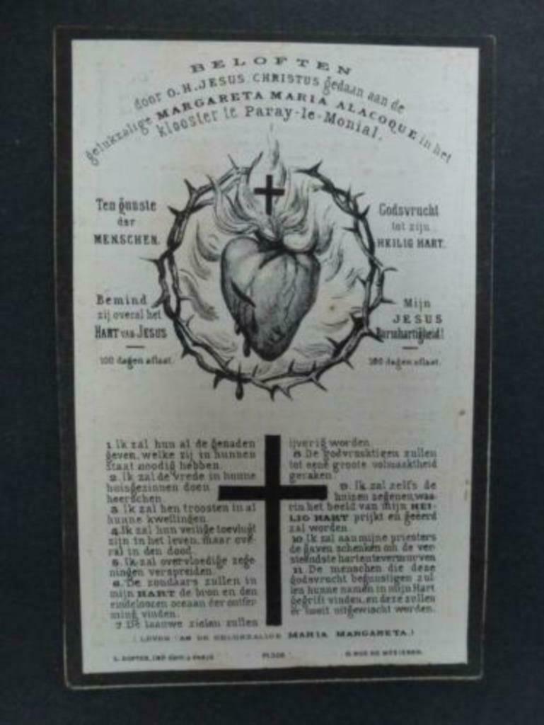 doodsprentje Vermylen Dorothea  Schriek 25 mei 1822 + Keerb, Verzamelen, Verzenden, Rouwkaart
