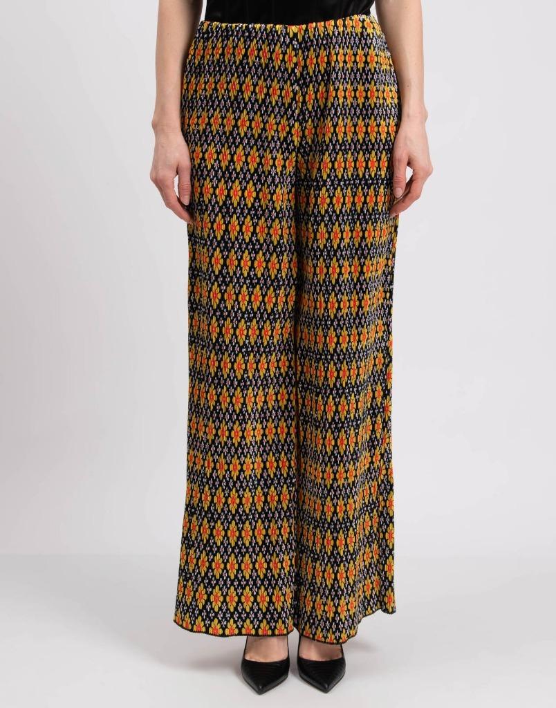 Ongedr gebloemde Richard Quinn broek, fijne plissé, Kleding | Dames, Broeken en Pantalons, Nieuw, Maat 38/40 (M), Zwart, Lang