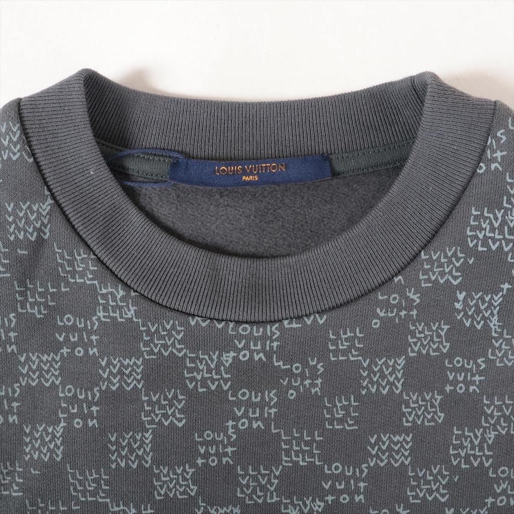 Louis Vuitton Damier sweatshirt, Verzenden, Nieuw, Grijs, Louis Vuitton