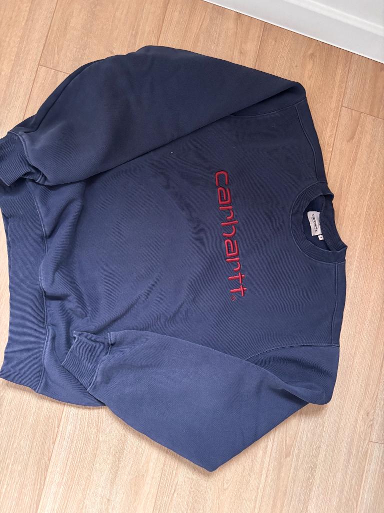 Trui Carhartt Smal, Ophalen, Blauw, Carhartt, Zo goed als nieuw