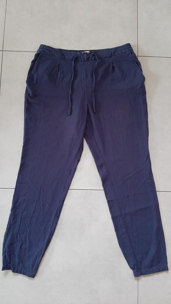 Licht marineblauwe broek maat 44, Kleding | Dames, Broeken en Pantalons, Ophalen of Verzenden, Zo goed als nieuw, Blauw