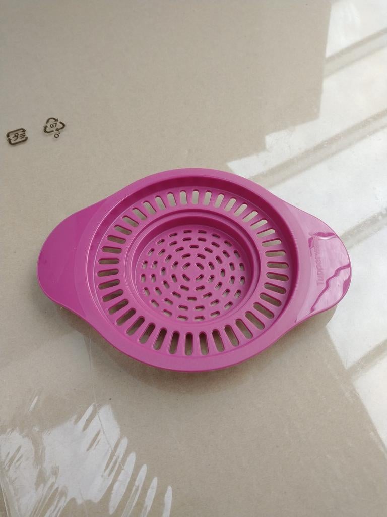 Tupperware afgiethulp, zeef, vergiet, Huis en Inrichting, Keuken | Tupperware, Ophalen of Verzenden, Zo goed als nieuw