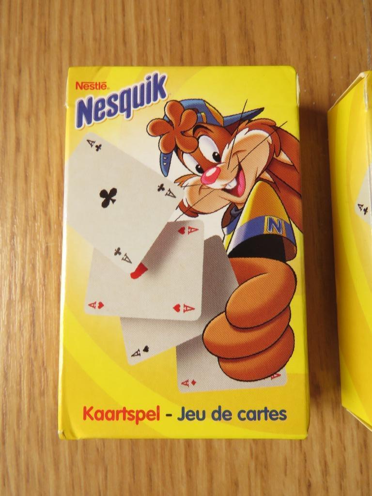 lot de 4 jeux de cartes Nesquik, Enlèvement ou Envoi, Neuf