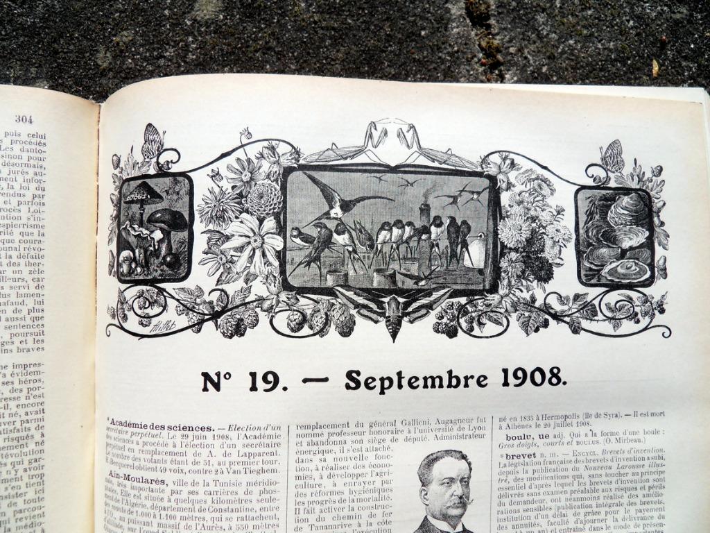 Mensuel Larousse Illustré, 6 delen, 1907-1931., Antiek en Kunst, Ophalen
