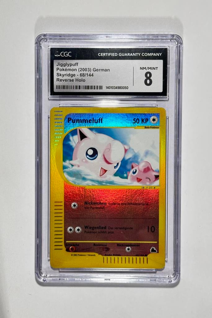 WOTC Jigglypuff #68/144 Reverse holo Skyridge Pokémon kaart, Hobby en Vrije tijd, Verzamelkaartspellen | Pokémon, Ophalen of Verzenden