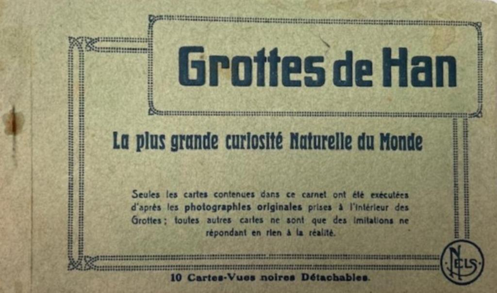 Cartes postales : grottes de Han et Remouchamps, Enlèvement ou Envoi, 1920 à 1940, Non affranchie, Liège