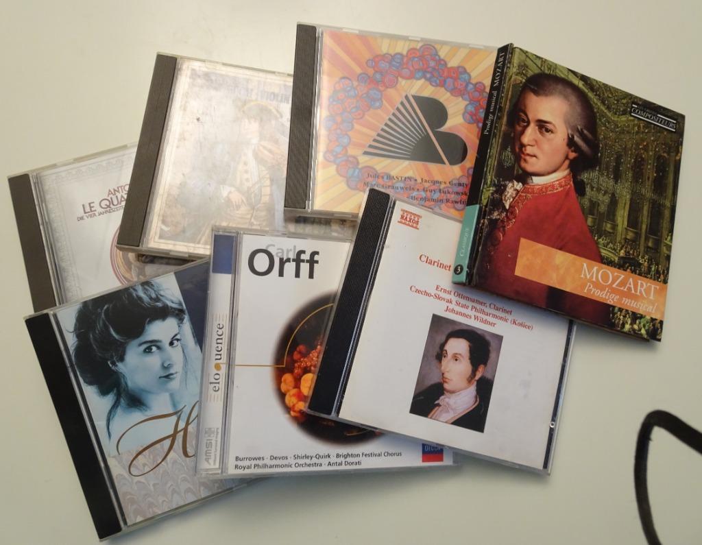 Lot 7 CD musique classique + 10 CD état non garanti, Enlèvement ou Envoi, Coffret, Utilisé, Musique de chambre