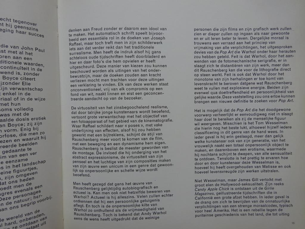 Nieuwe Amerikaanse Figuratie - Pop Art - 1969 PSK Brussel, Enlèvement ou Envoi, Utilisé, Peinture et dessin