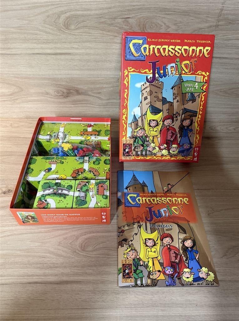 Carcassonne Junior - 999 games - s3241, Hobby en Vrije tijd, Verzenden, Zo goed als nieuw