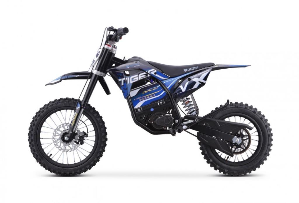 Crossmotor elektrische dirtbike 125cc crossbrommer pitbike, Ophalen of Verzenden, Nieuw, Dirtbike