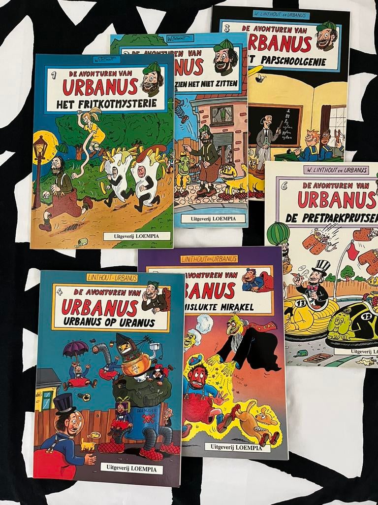 Strips Urbanus 1 tot en met 34, Linthout en Urbanus, Europa, Ophalen of Verzenden, Zo goed als nieuw