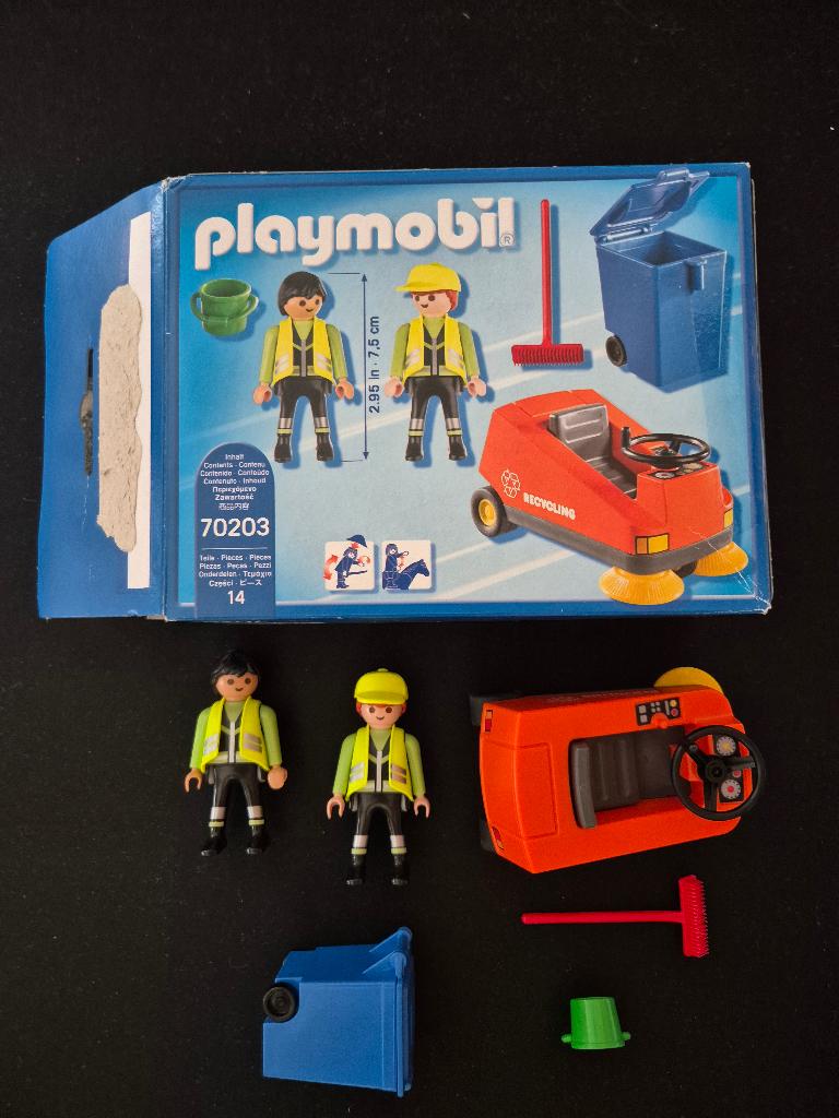 playmobil 70203 - City Live straatveger, Ophalen, Zo goed als nieuw, Complete set