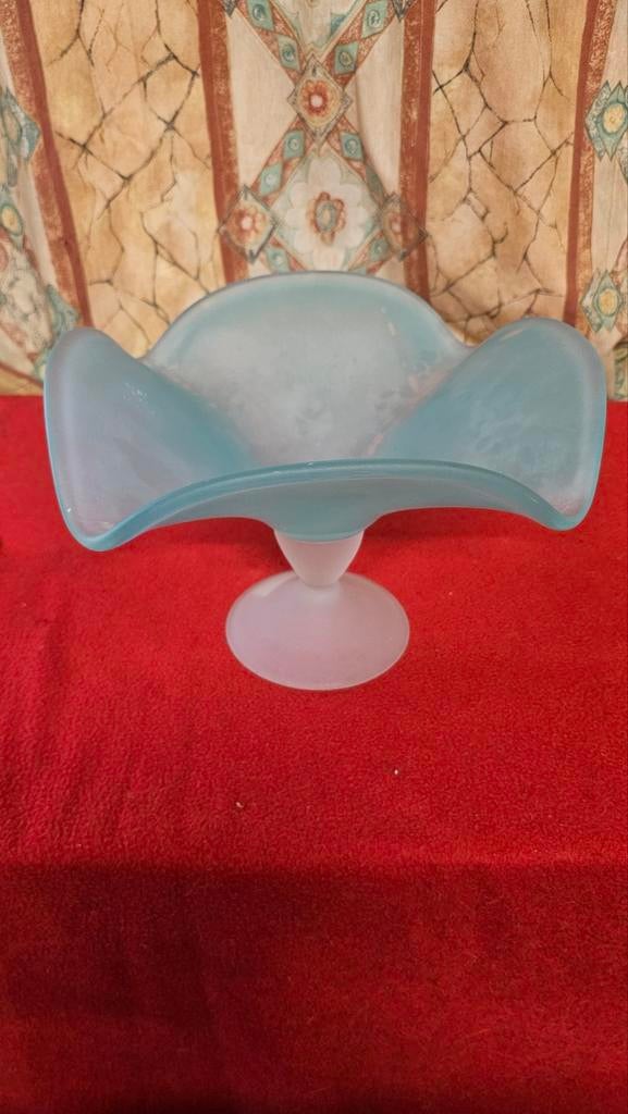 Belle coupe en verre, style opaline, Maison & Meubles, Enlèvement, Utilisé, Verre