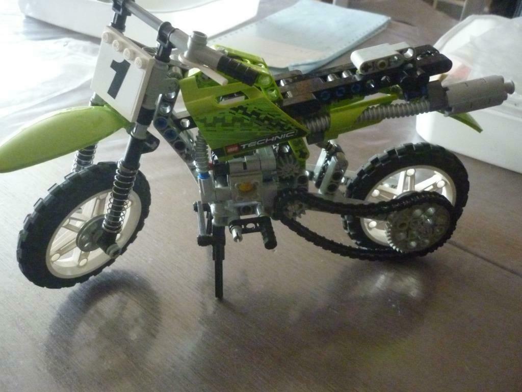 lego 8291 dirt bike, Ophalen of Verzenden, Gebruikt, Complete set, Lego
