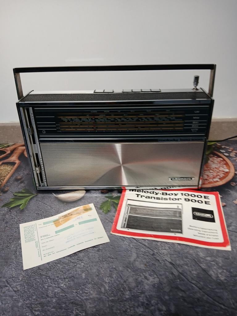 Grundig Melody boy 1000 E, Ophalen of Verzenden, Gebruikt, Transistorradio