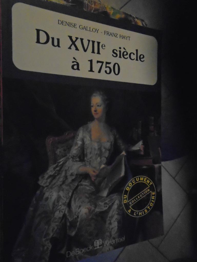 VAN DE 17e EEUW tot 1750"D.GALLOY-F.HAYT-DEBOEKxWESMAEL, Antiek en Kunst, Antiek | Boeken en Manuscripten, Ophalen of Verzenden