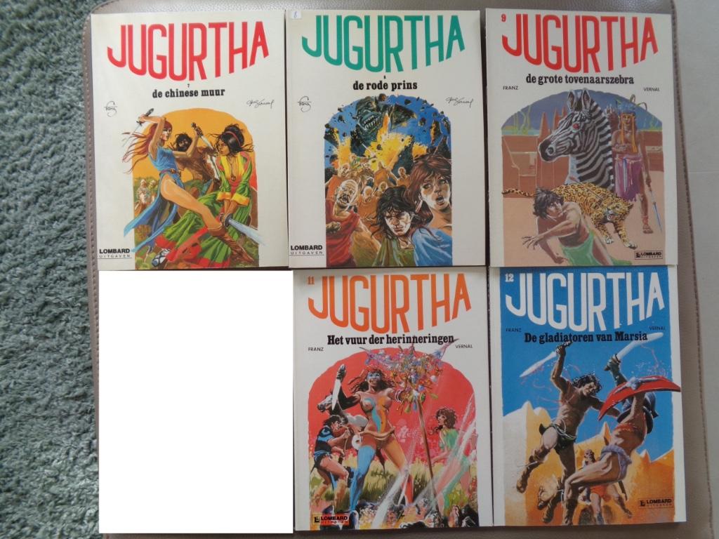 Jugurtha (Franz / Vernal) - album 7, 8, 9, 11 en 12  (1e dr, Enlèvement ou Envoi
