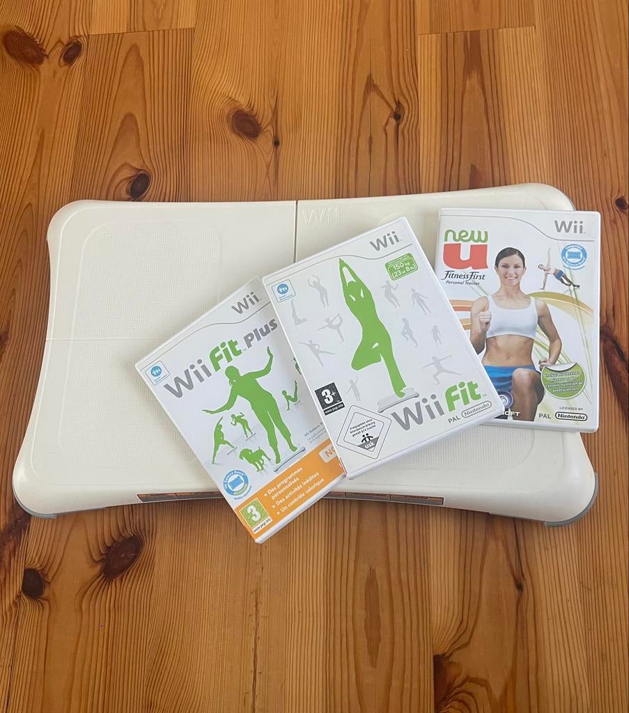 Wii Balance + 3 games inbegrepen, Ophalen of Verzenden, Refurbished, Zonder controller, Met games
