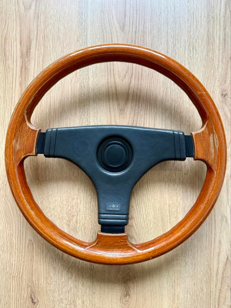 Personal Design Giugiaro Houten Stuur Mercedes W124 W126, Auto-onderdelen, Ophalen of Verzenden, Gebruikt, Overige automerken