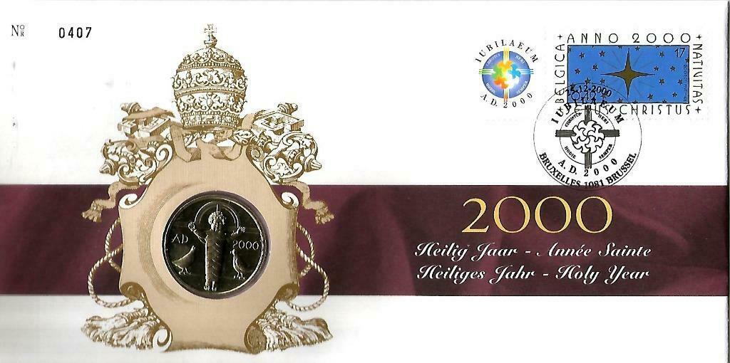 België 2000 - Numisletter OBP 2967 Heilig jaar, Enlèvement ou Envoi, Non oblitéré, Gomme originale, Neuf