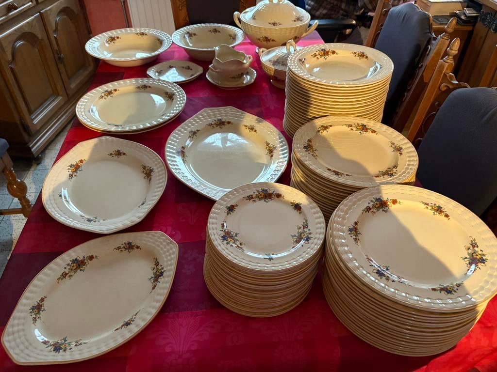 Service de 93 pieces, Ophalen