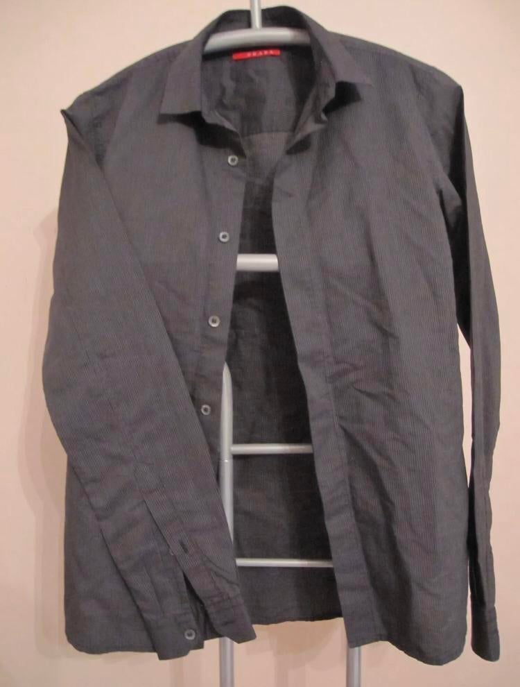 CHEMISE Slim Fit PRADA Shirt Hemd AUTHENTIQUE 38, Enlèvement, Porté, Prada, Tour de cou 38 (S) ou plus petit