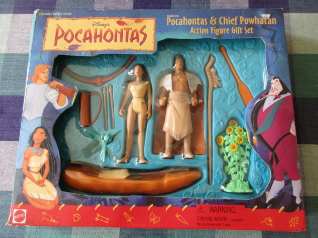 Pocahontas Chief Powhatan action figure gift set, Ophalen of Verzenden, Zo goed als nieuw