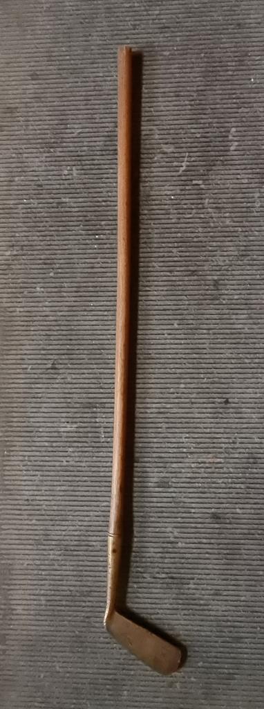 Putter de golf spécial Pyramid en laiton ANTIQUE, Enlèvement ou Envoi, Utilisé, Club, Autres marques