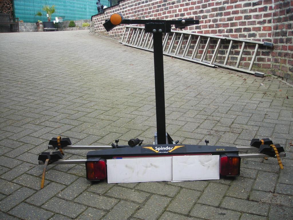 fietsendrager spinder ( 2 fietsen ), Ophalen, 2 fietsen, Gebruikt, Trekhaakdrager