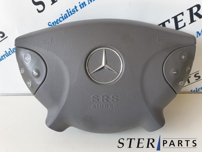 Airbag gauche (volant) d'un Mercedes E-Klasse, Autos : Pièces & Accessoires, Autres pièces automobiles, Mercedes-Benz, Utilisé
